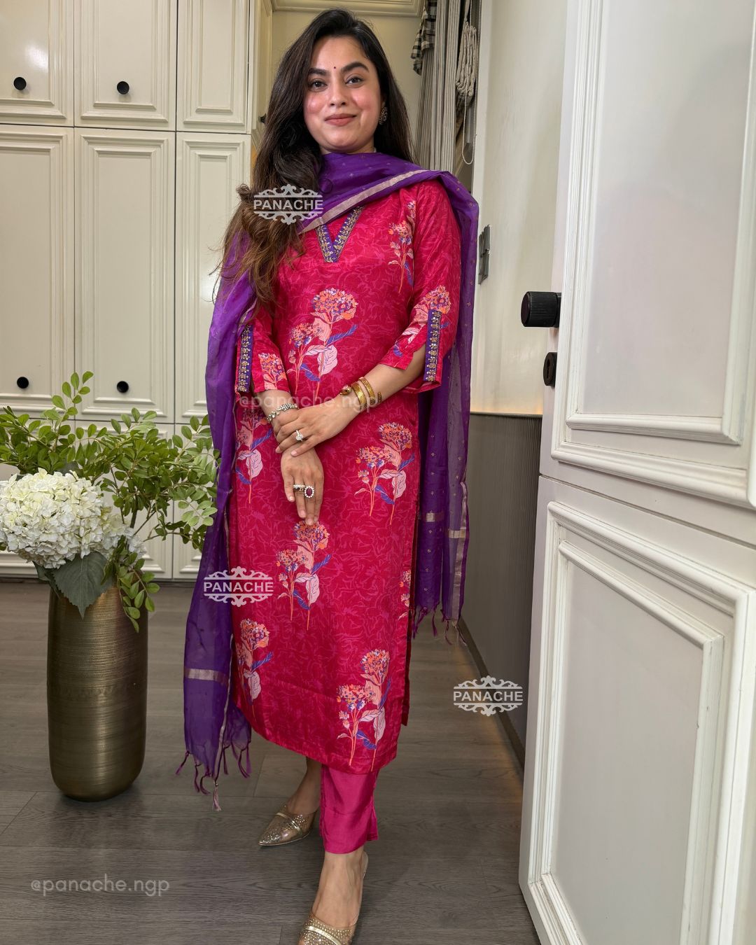Pittan floral suit set