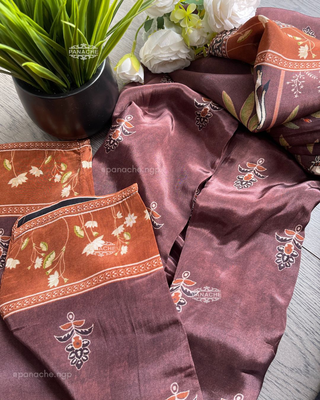 Ajrak gajji semiformal set