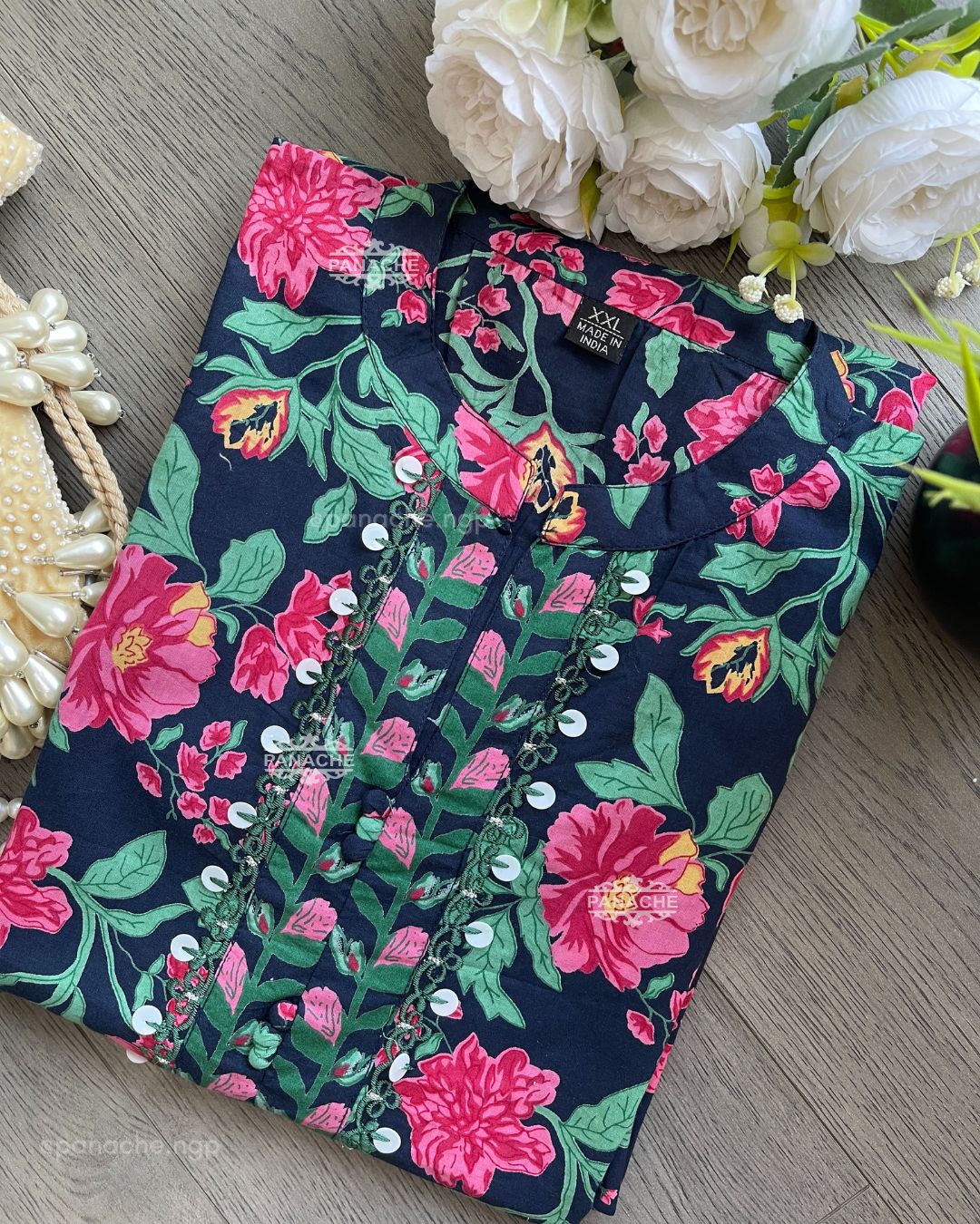 Floral heavy cotton set