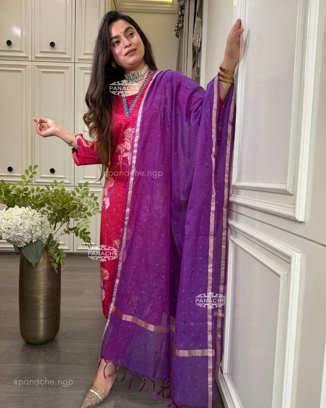 Pittan floral suit set