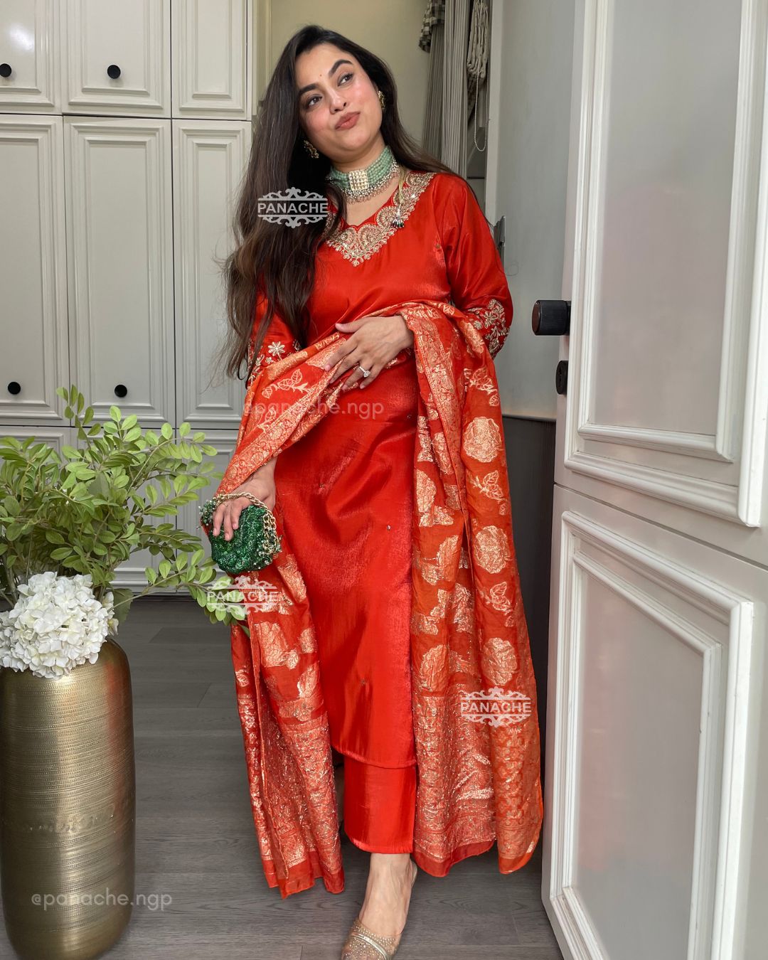 Partywear pittan suit set