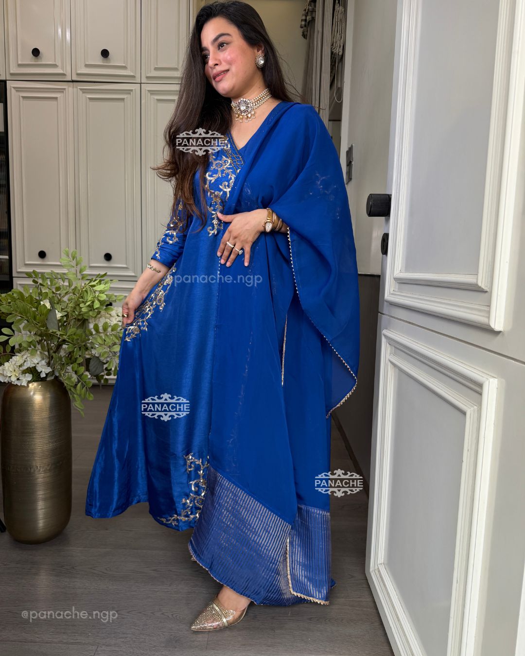 Sapphire grace angrakha set