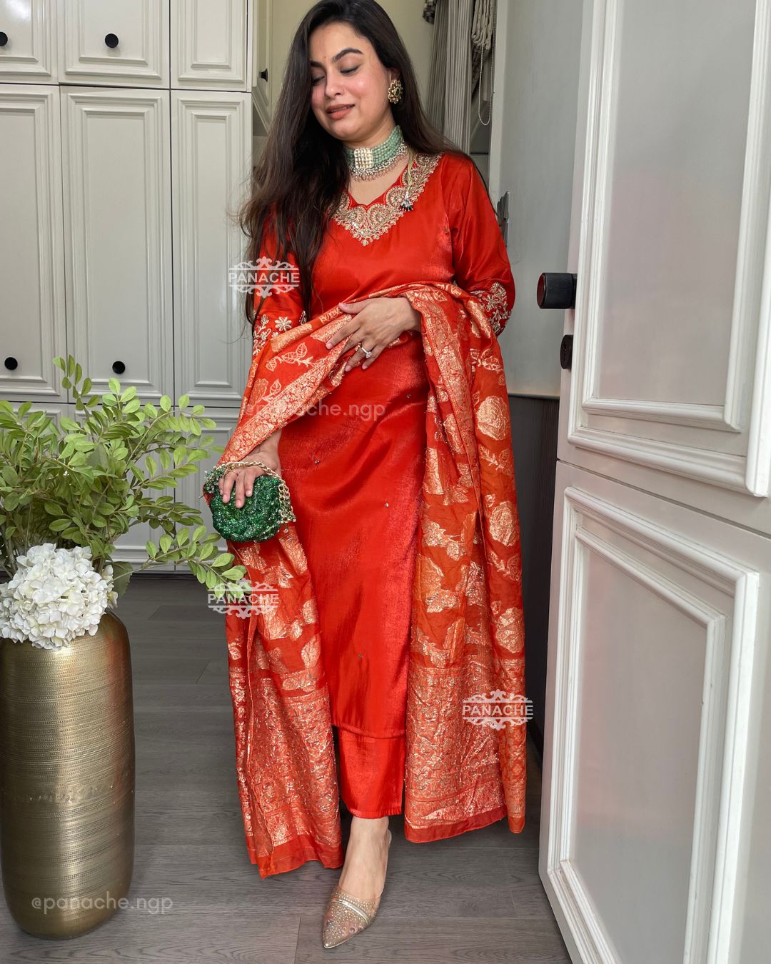 Partywear pittan suit set