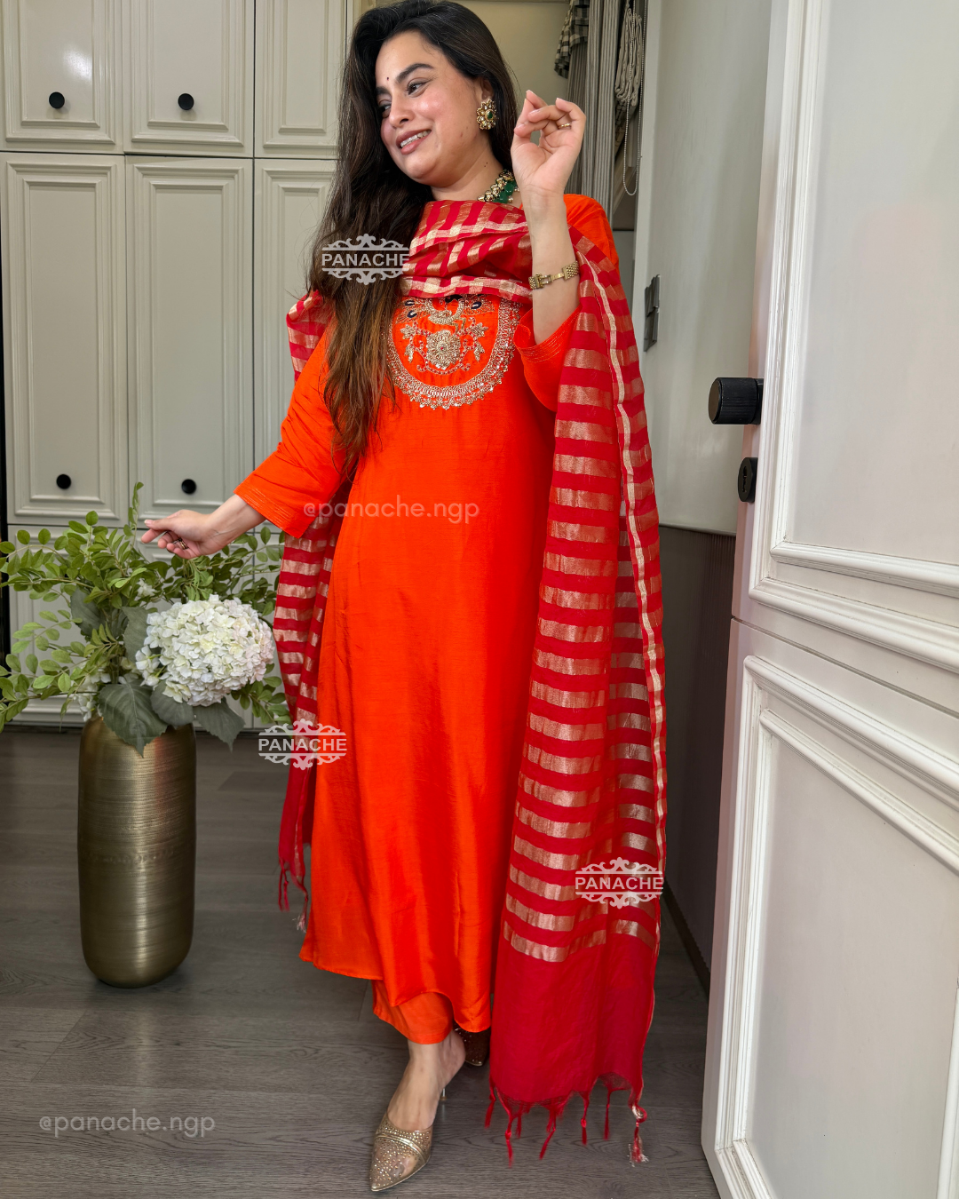 Weaves of orange set
