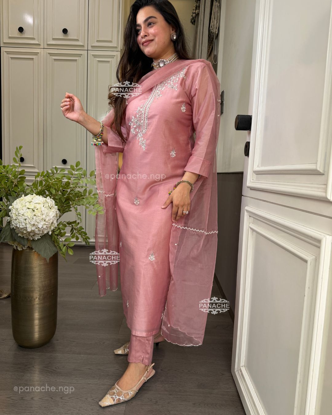 Ada pastel nakshi suit sets