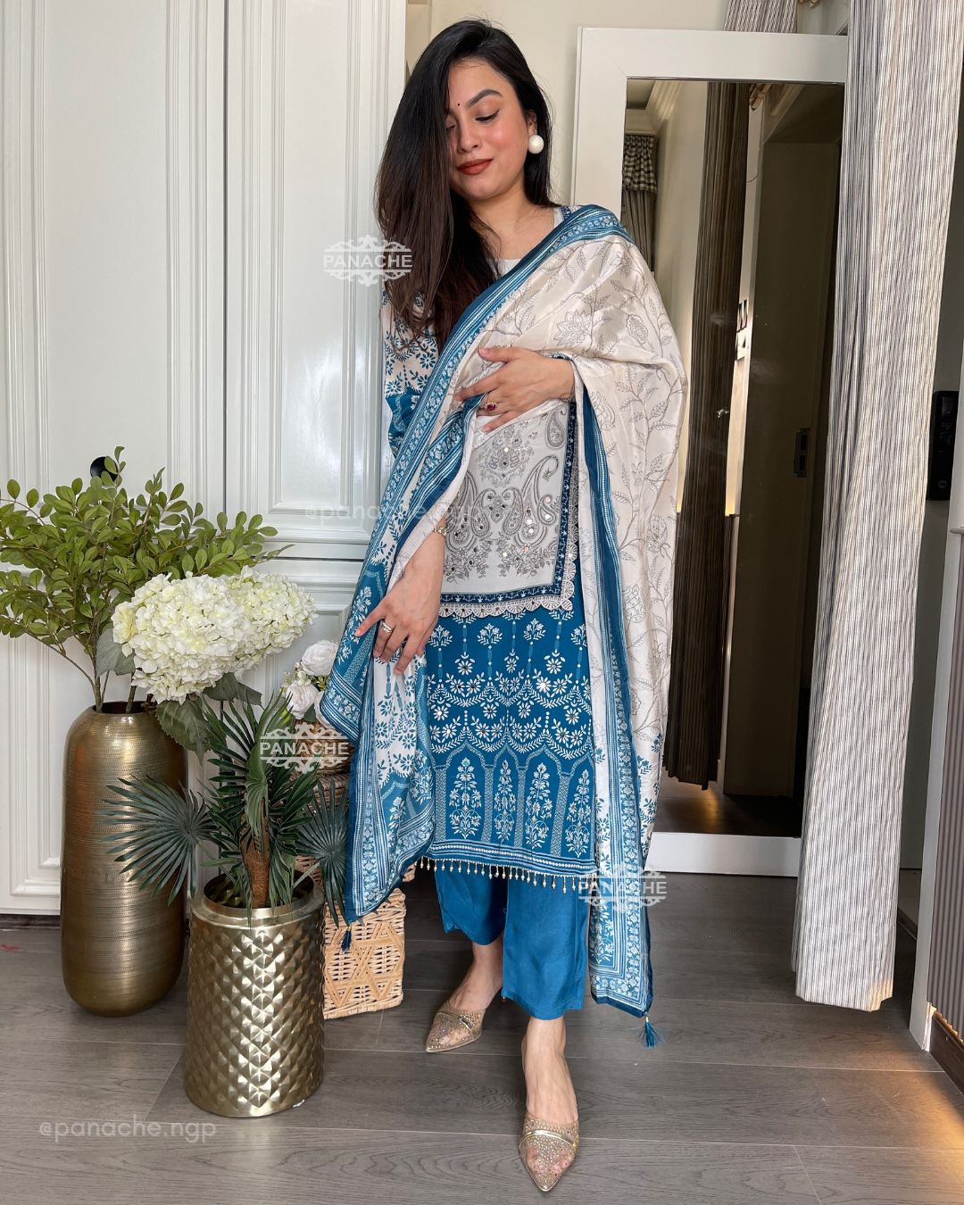 Sea breeze muslin set