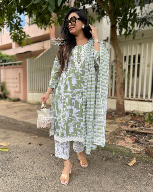 Budget cotton floral set