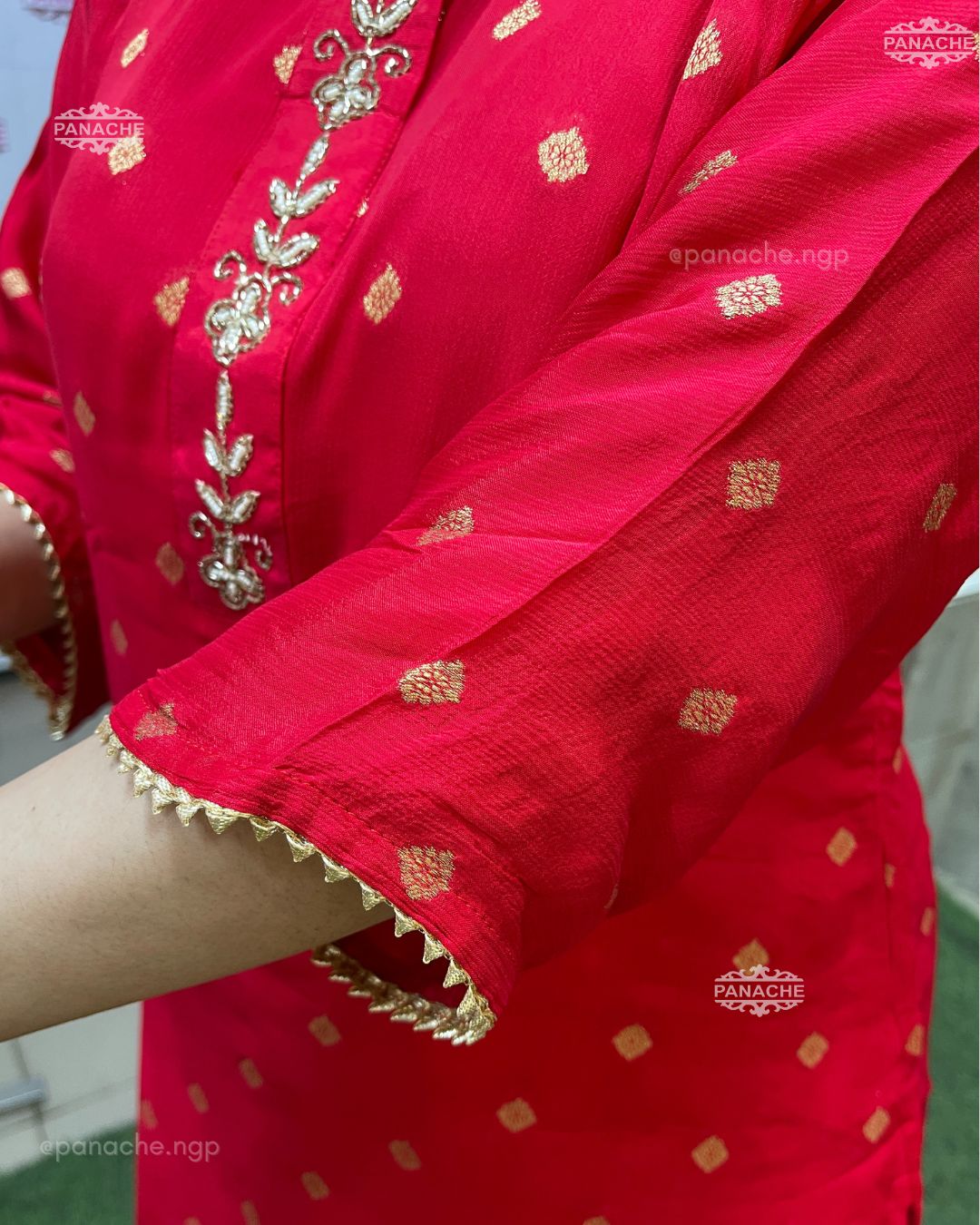 Zari silk set special