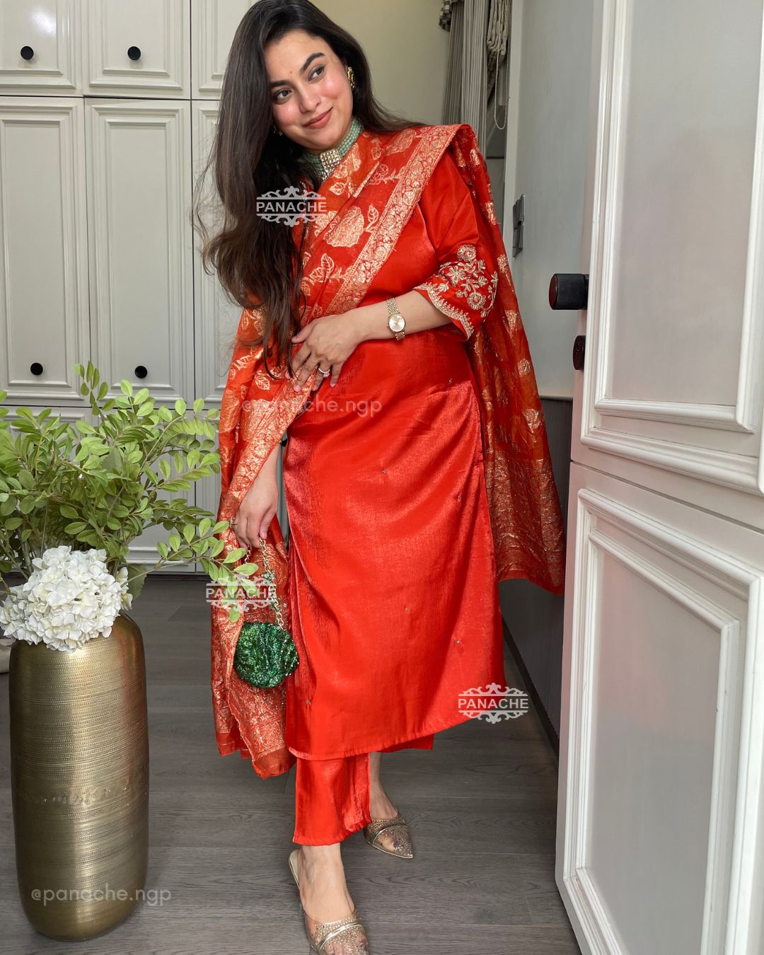 Partywear pittan suit set
