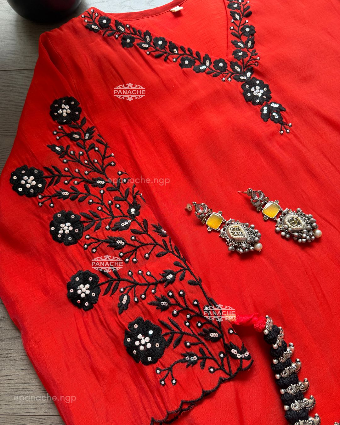 Sindoori red vintage set