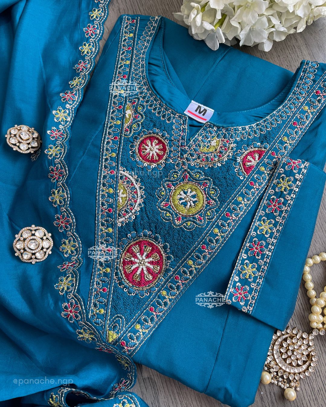 Teel gharara set