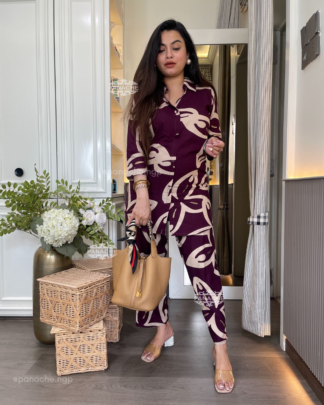 Maroon coords for daily wear