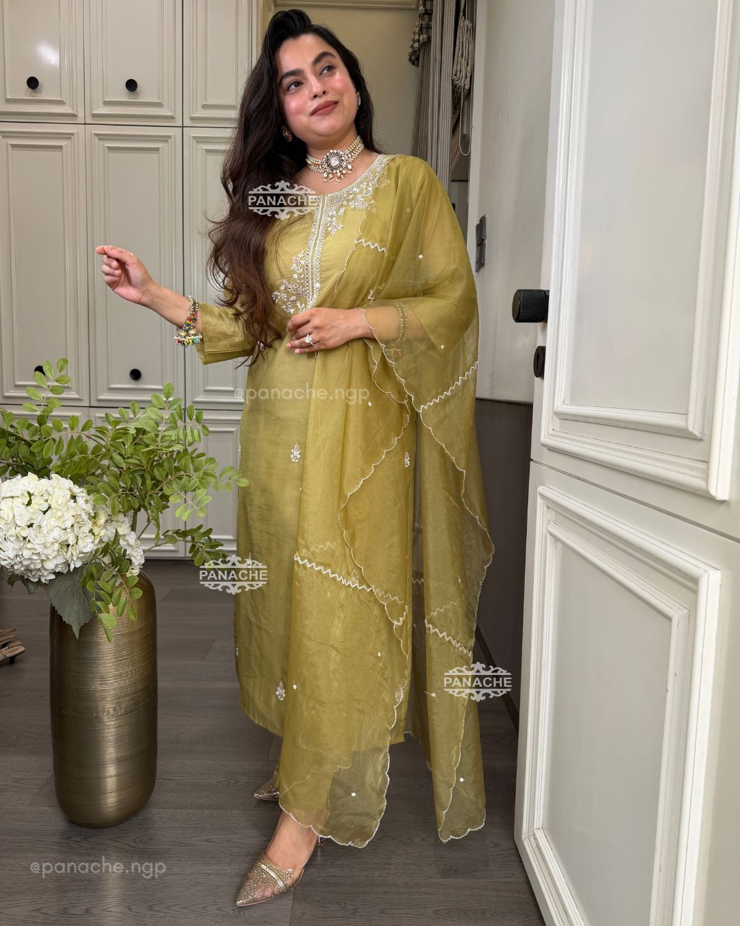 Ada pastel nakshi suit sets