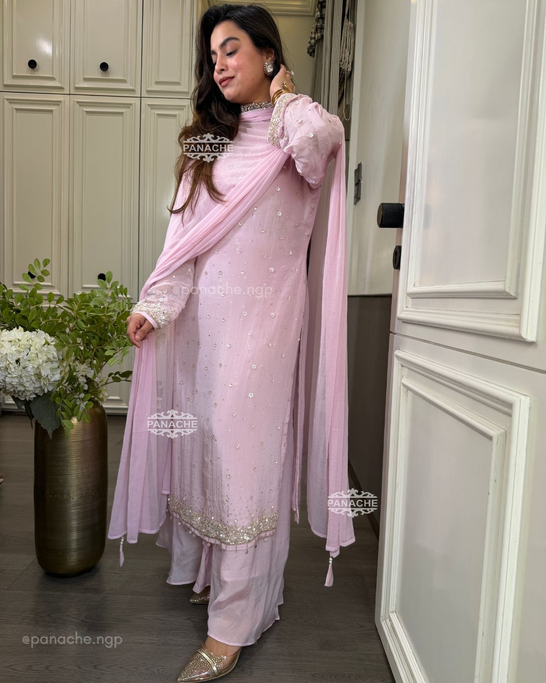 Pret Barbie pastels chiffon set