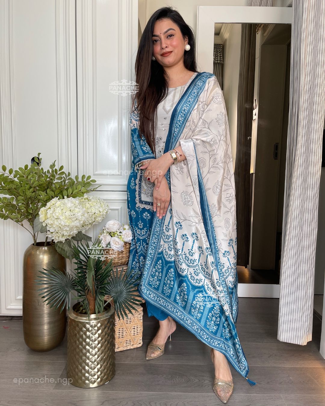 Sea breeze muslin set