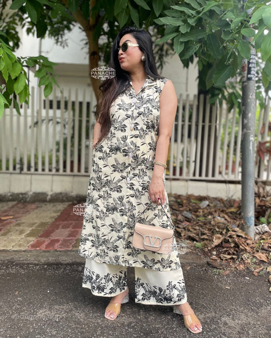 Monochrome slub coords