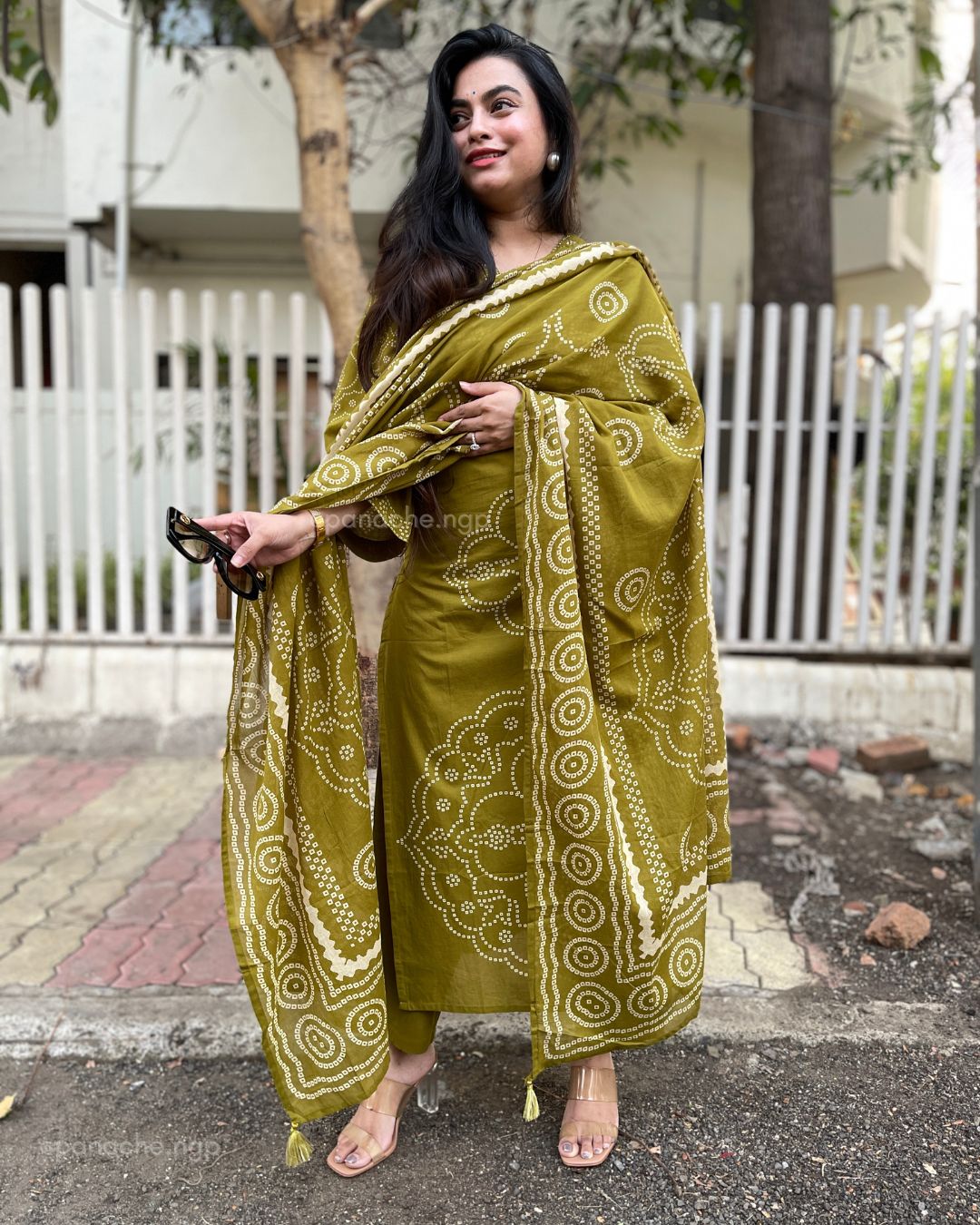 Bandhani mul cotton sets
