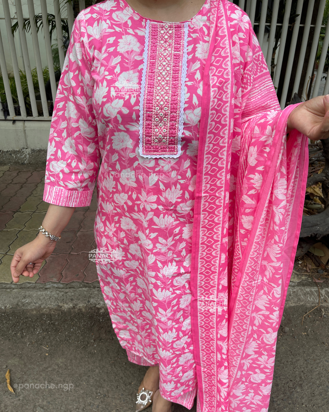 Rose pink Printed summer sets