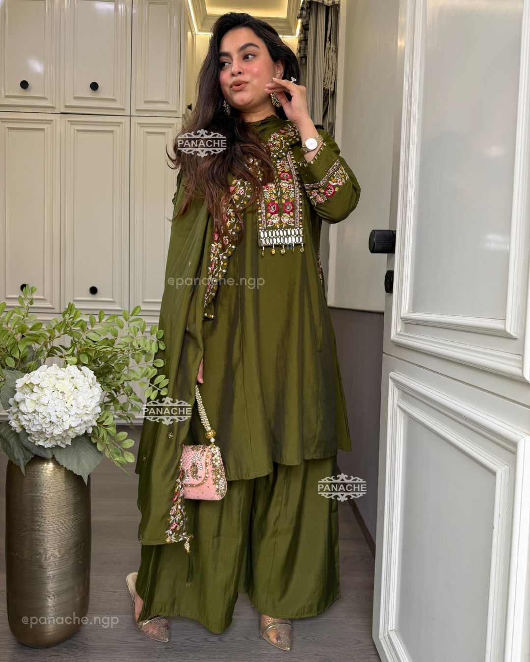 The zareen Gharara set