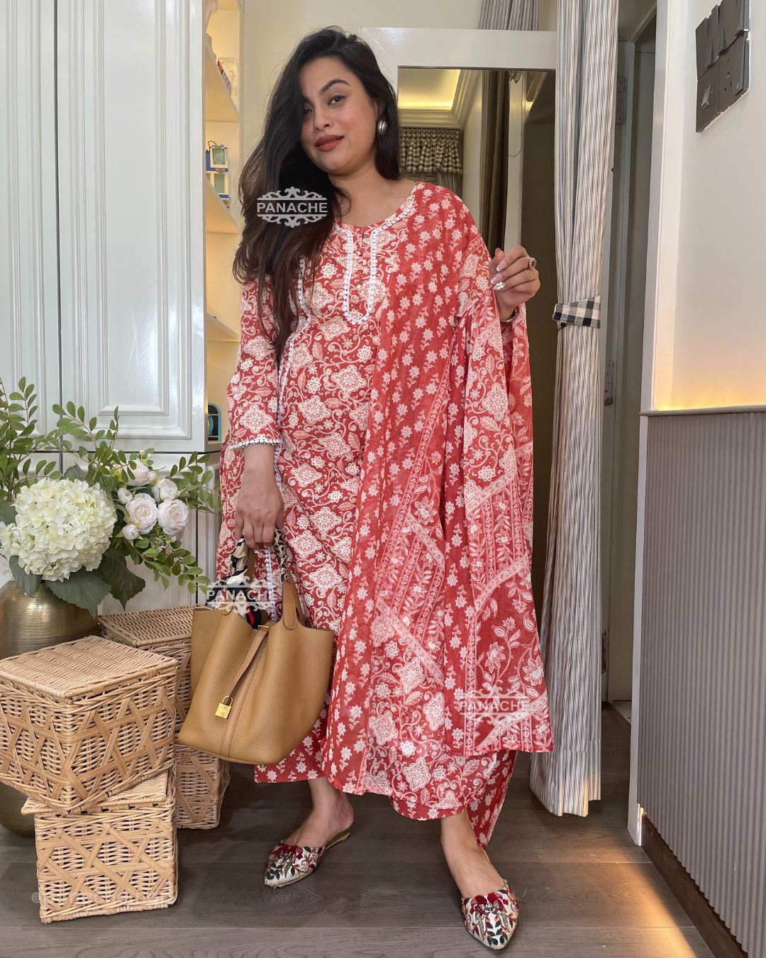 Karachi casual rust set