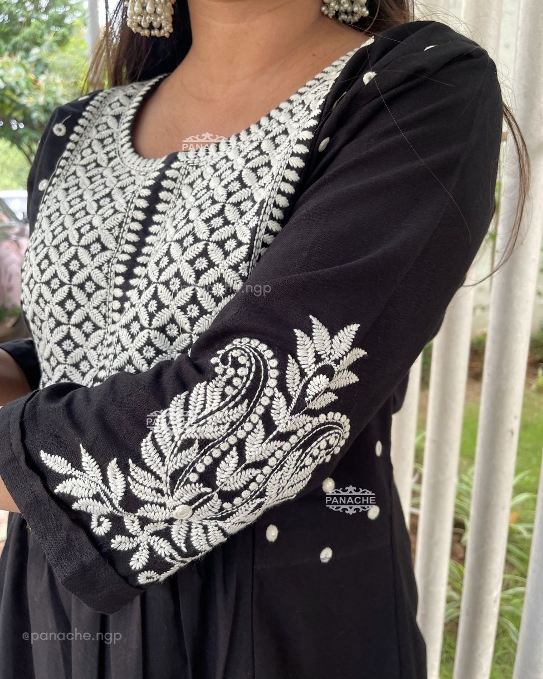 Thread work black set