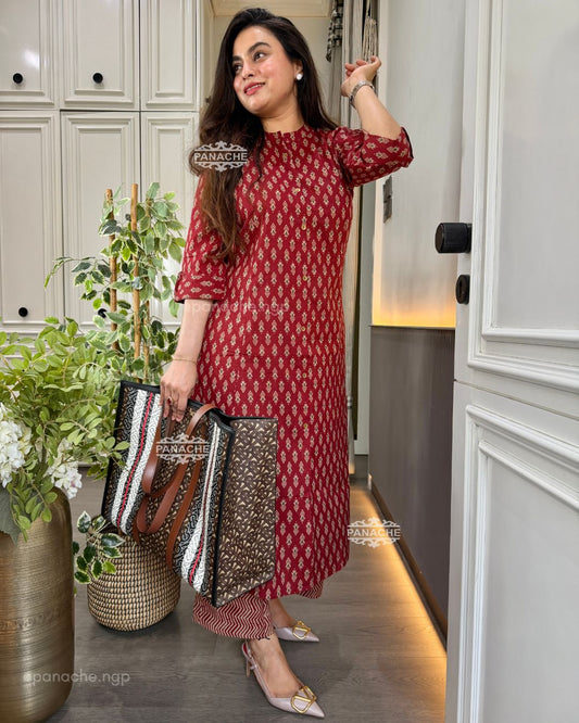 Kalamkari cotton coords