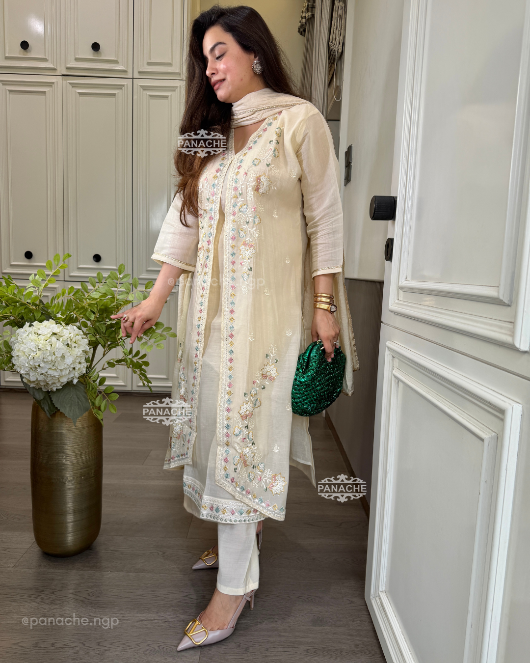 Karachi cape suits