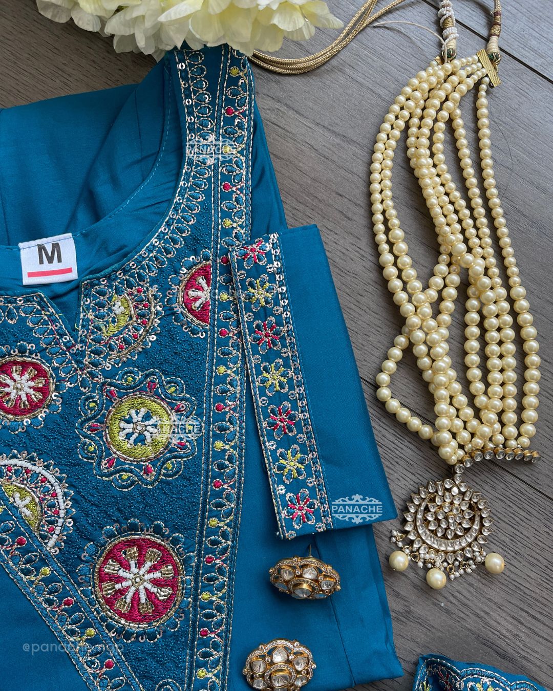 Teel gharara set
