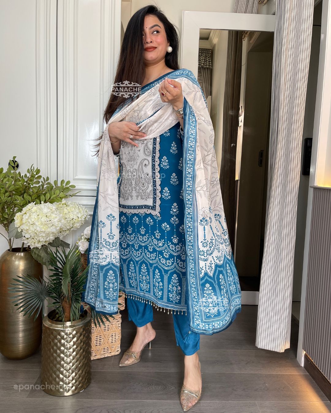 Sea breeze muslin set