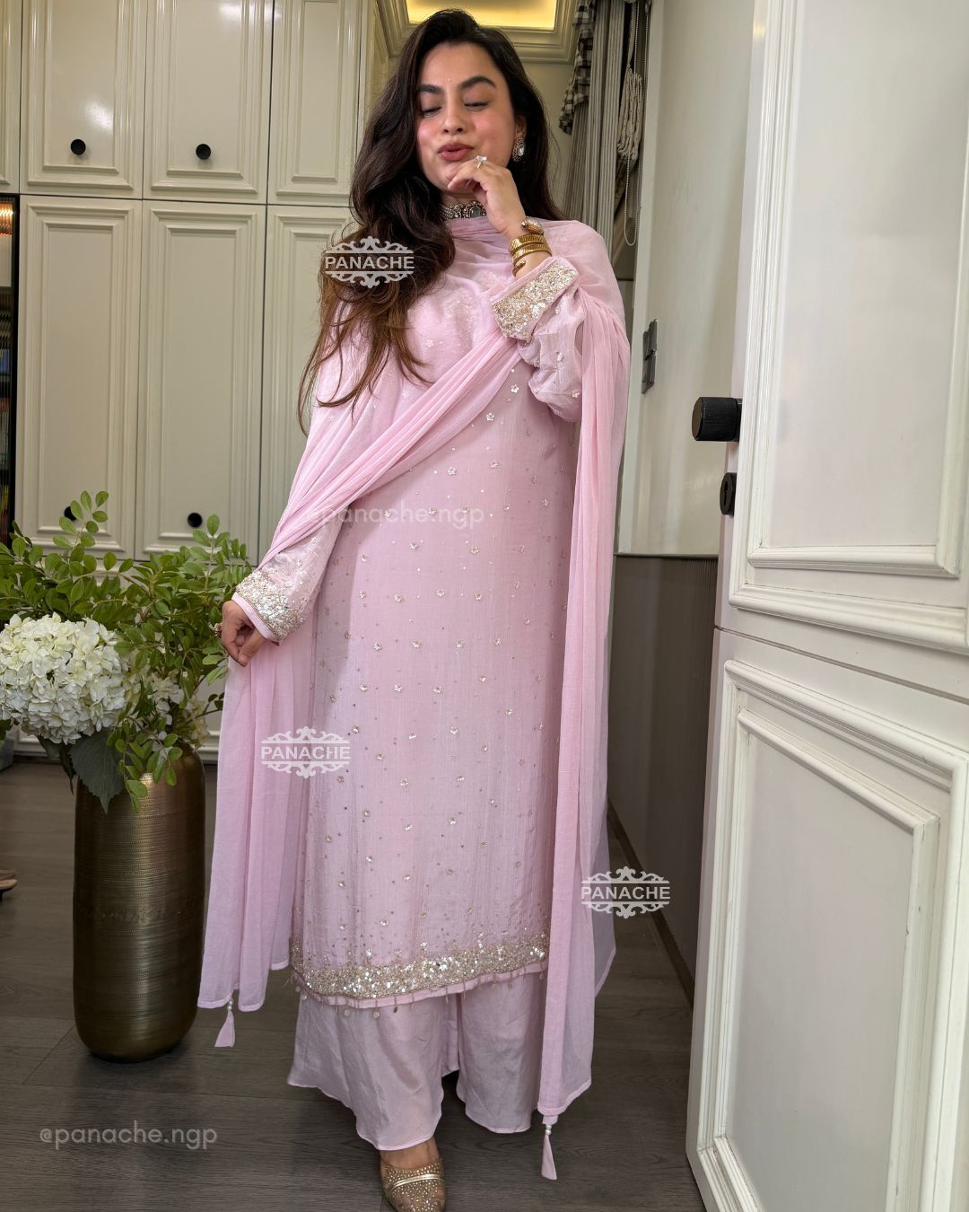 Pret Barbie pastels chiffon set