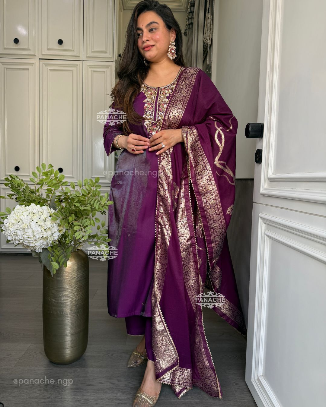 Partywear Banarasi set