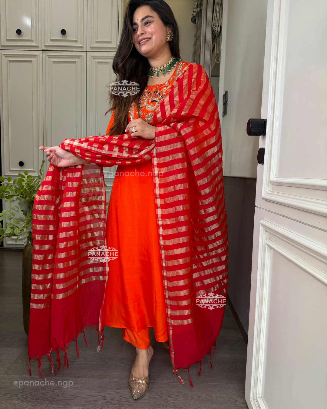 Weaves of orange set