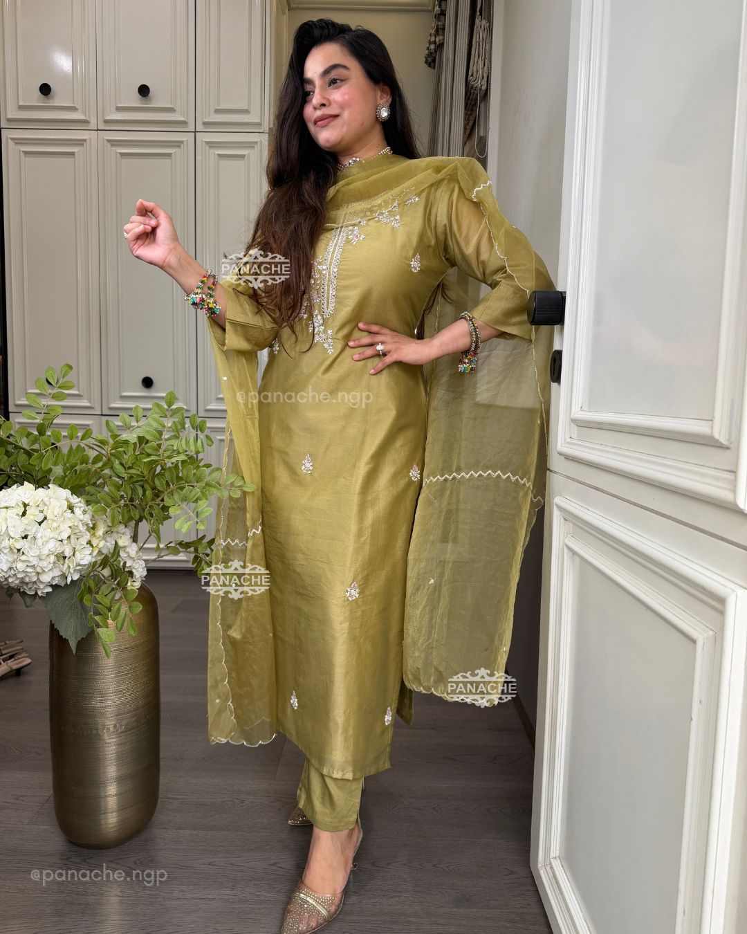 Ada pastel nakshi suit sets