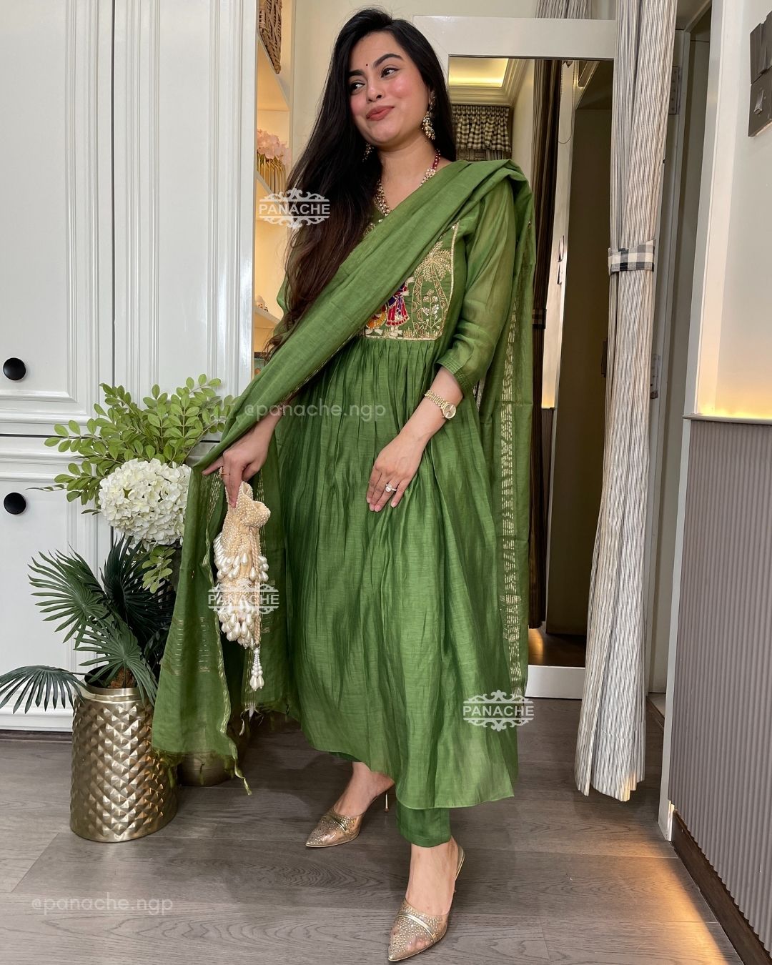 Tropical aline festive set