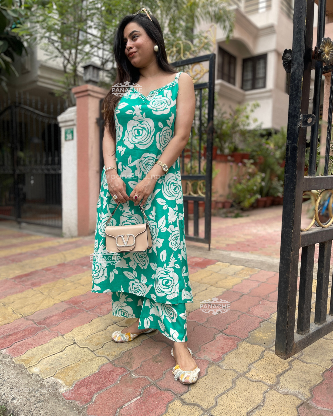 Cool comfy printed coord