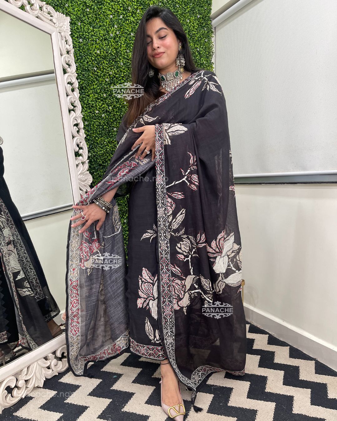 Indira katha suit set