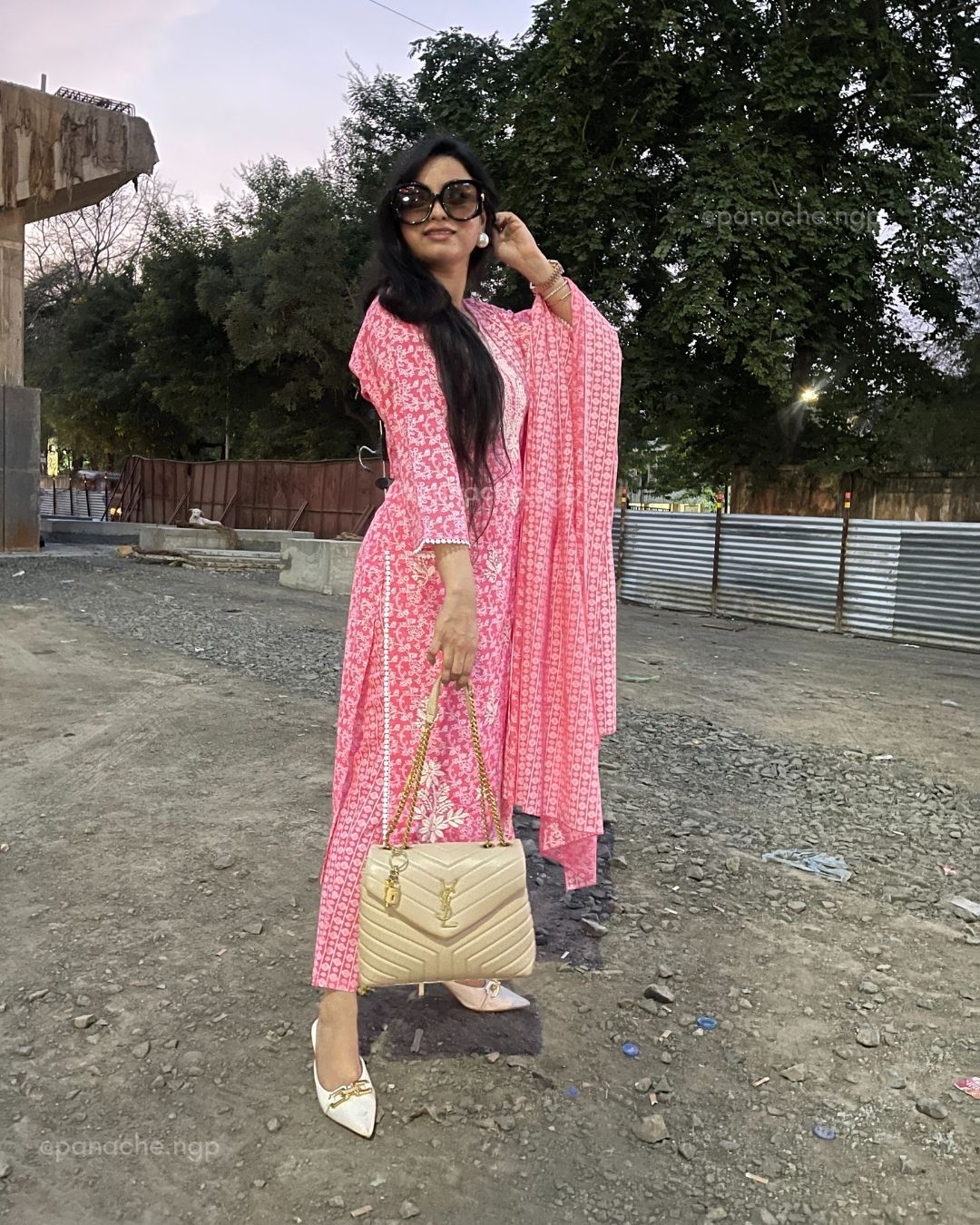 Lucknowi kurta pant dupatta