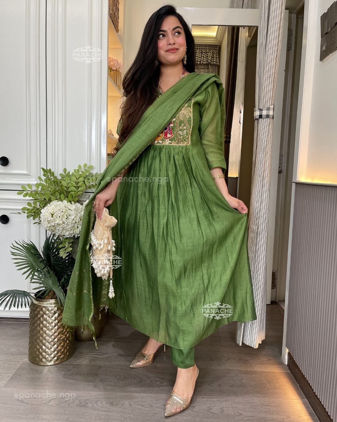 Tropical aline festive set