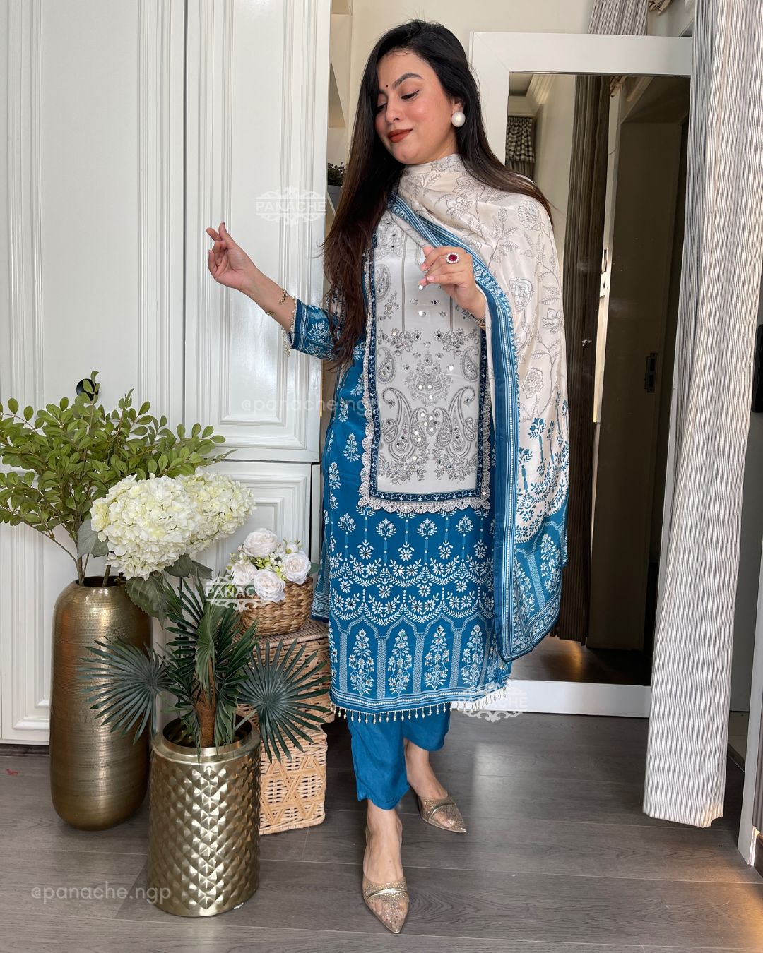 Sea breeze muslin set