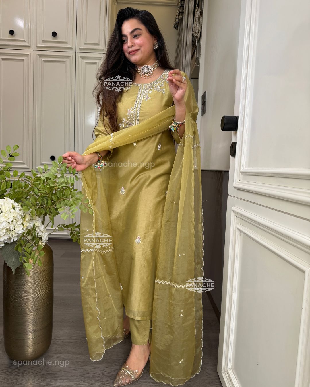 Ada pastel nakshi suit sets