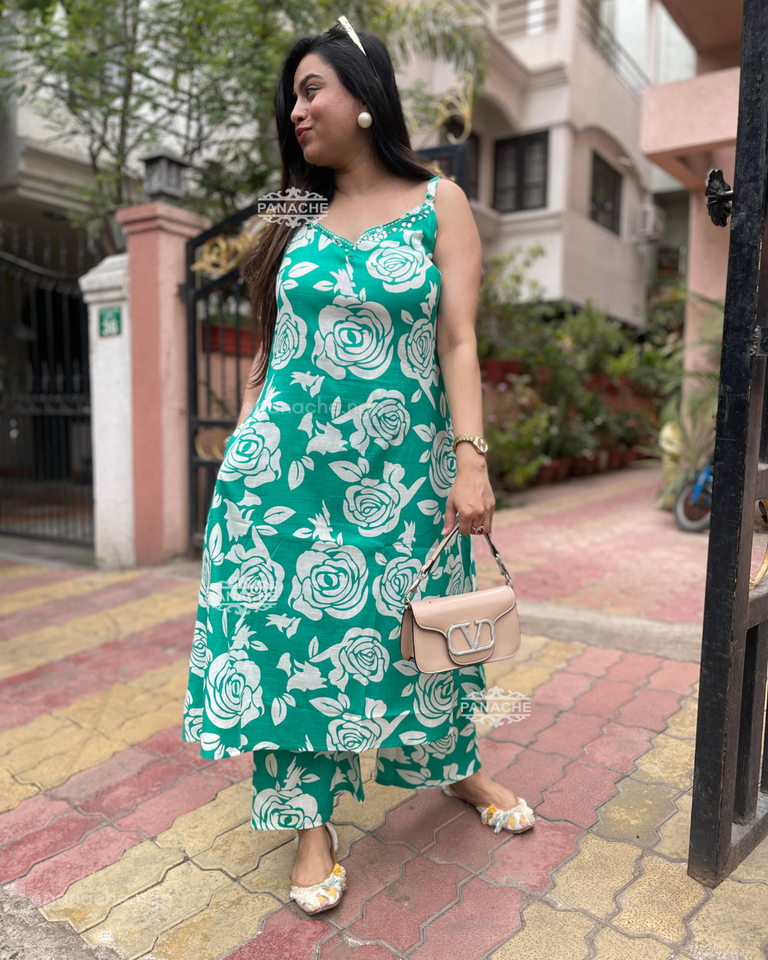 Cool comfy printed coord