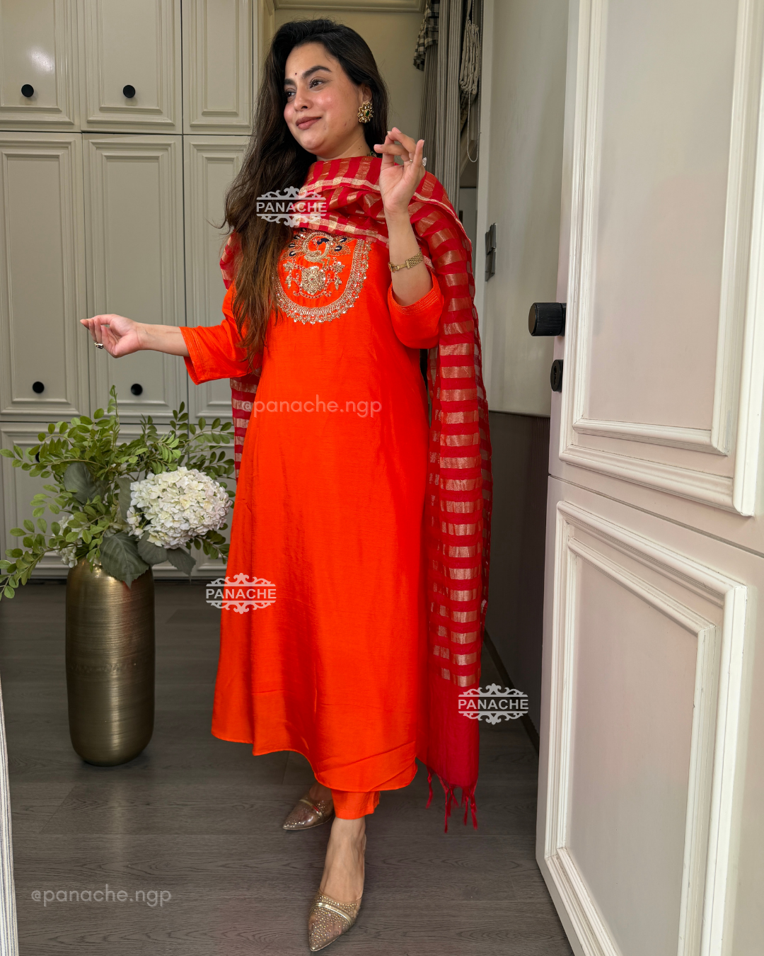 Weaves of orange set