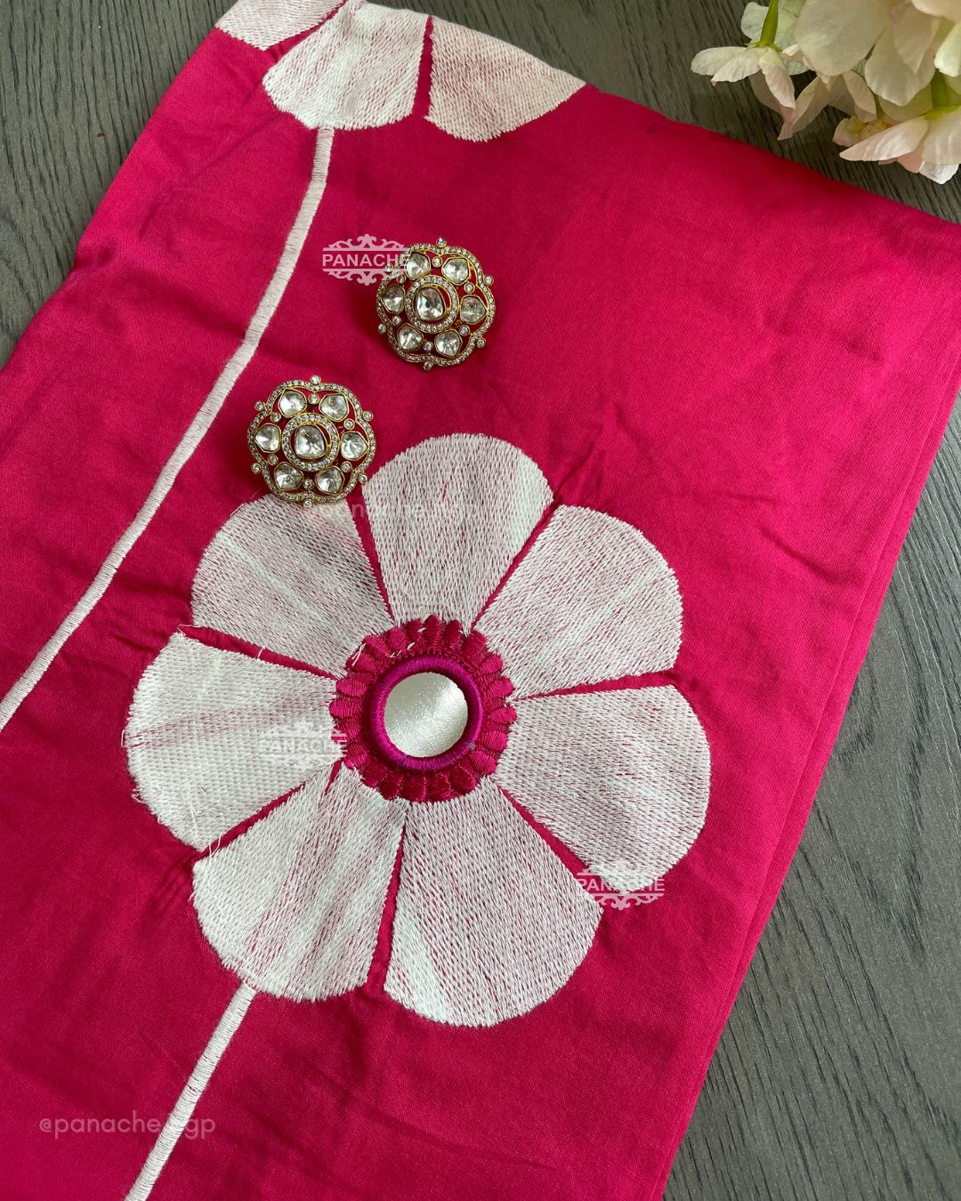 Embroidered coord set