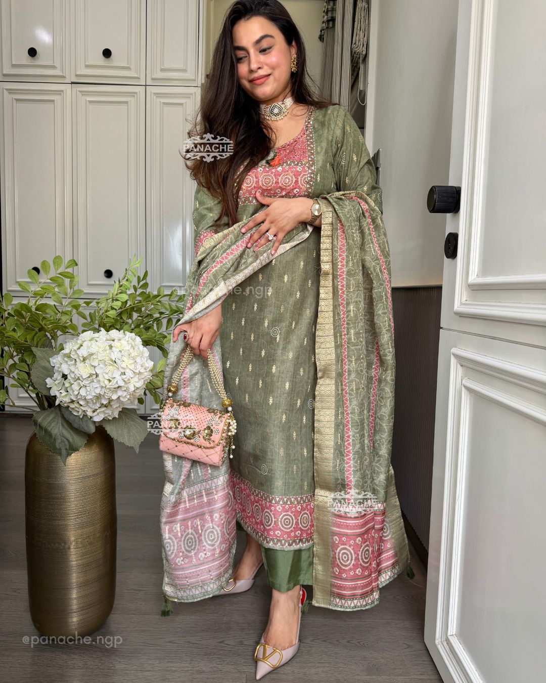 Katha olive set