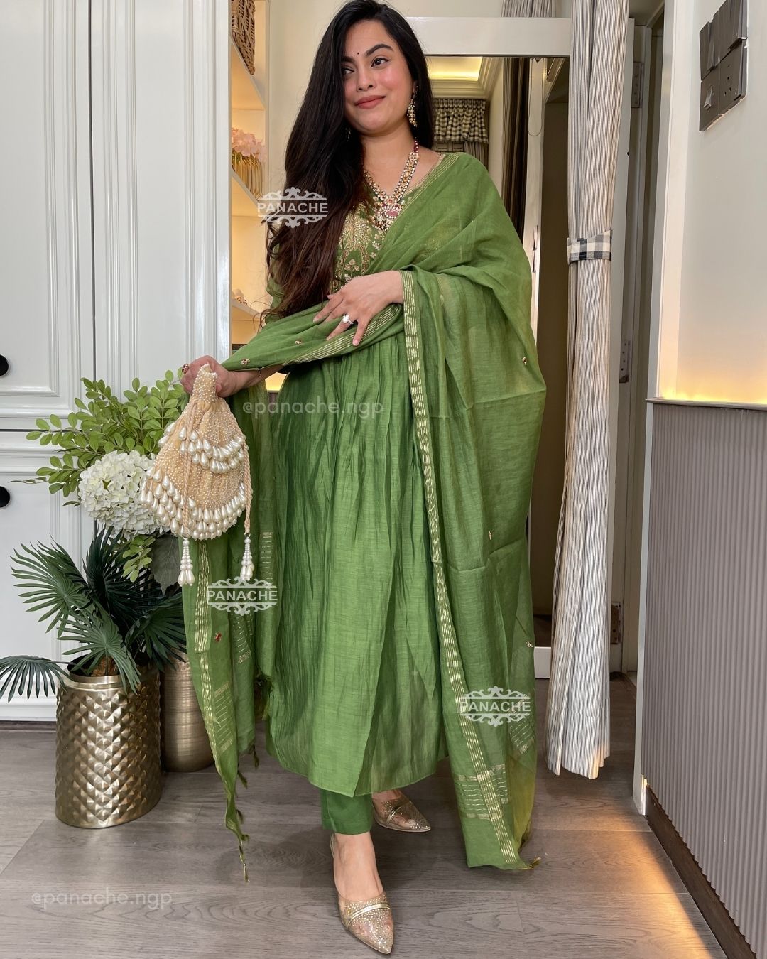 Tropical aline festive set