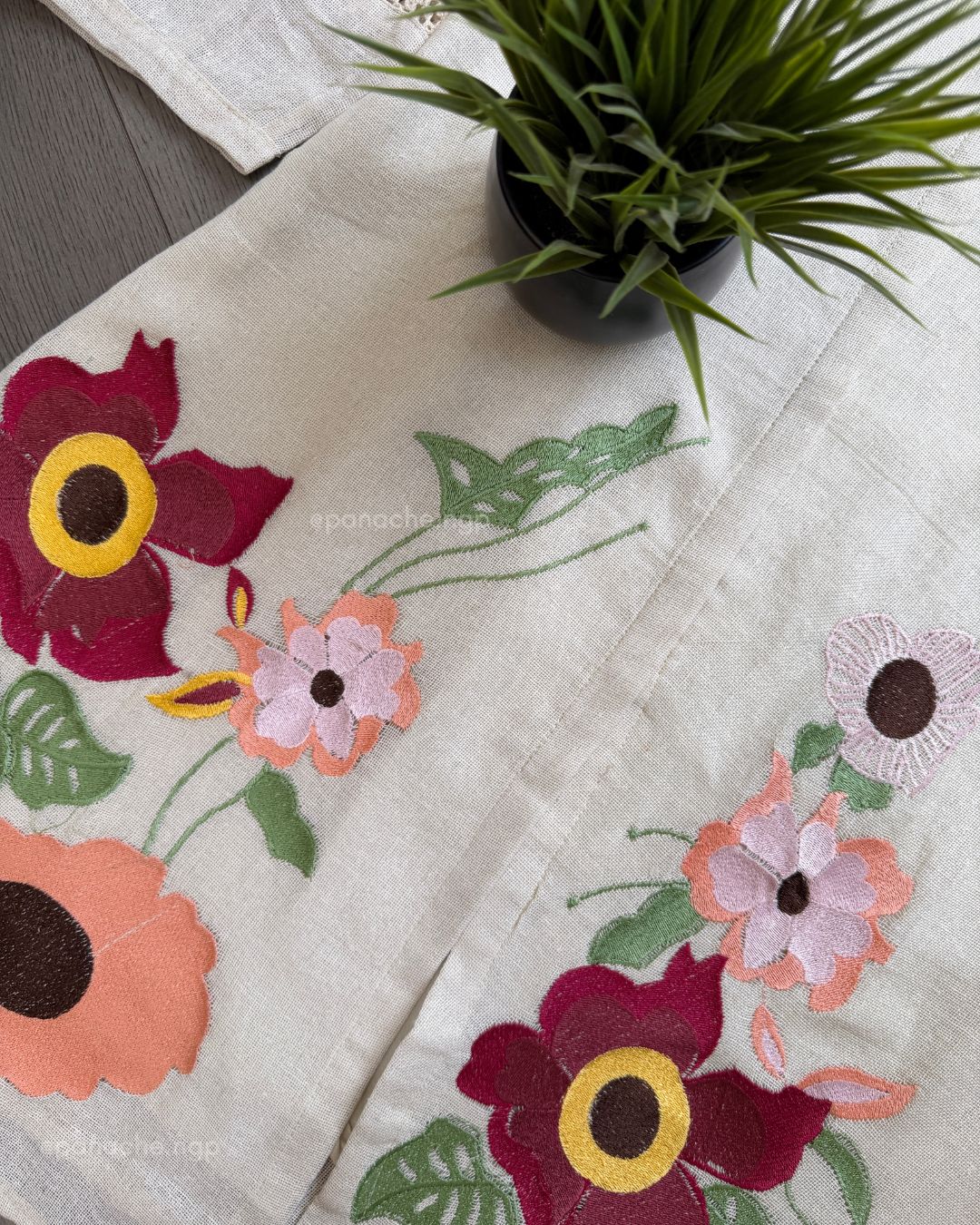Jute embroidered coords