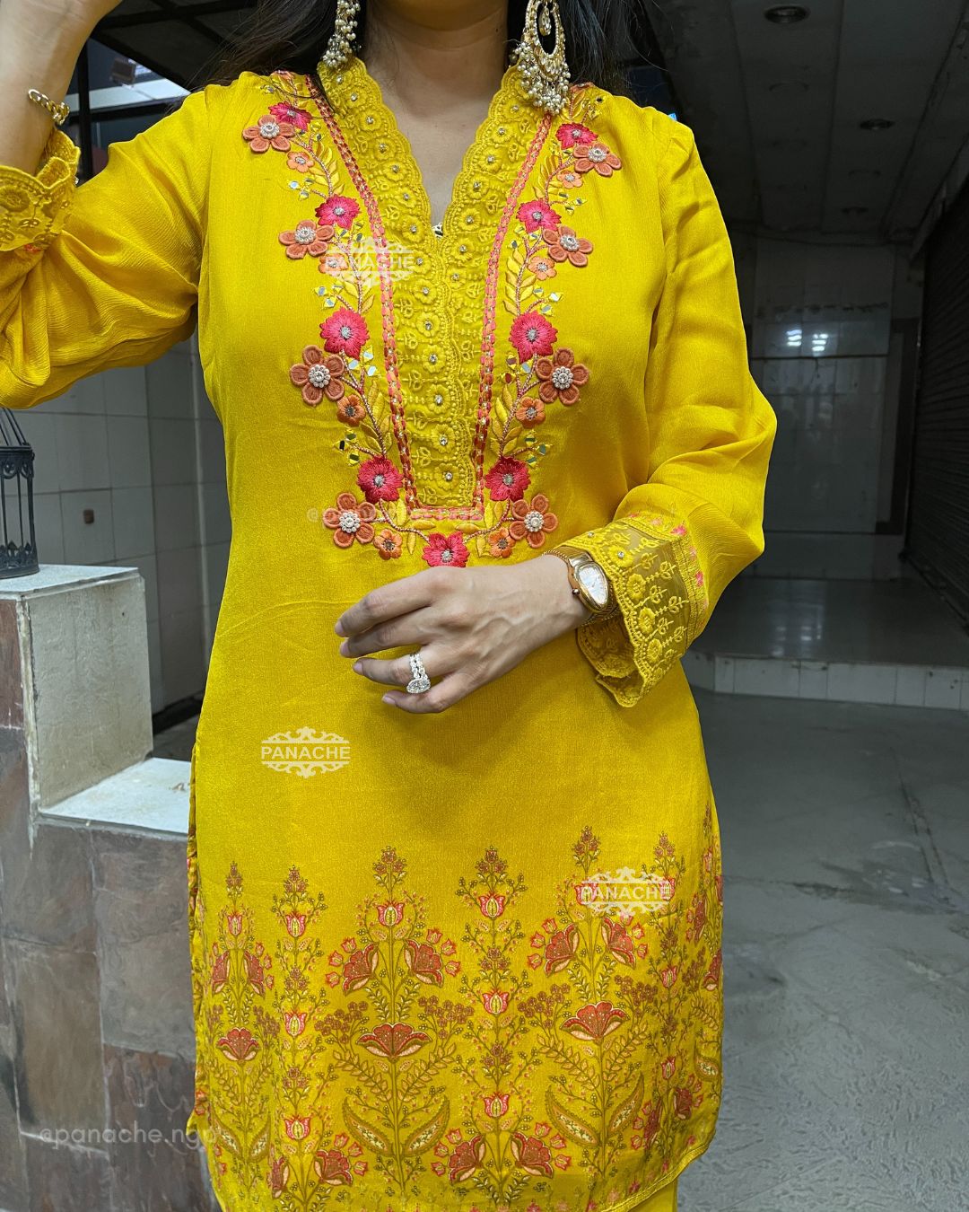 PARTYWEAR haldi coord set