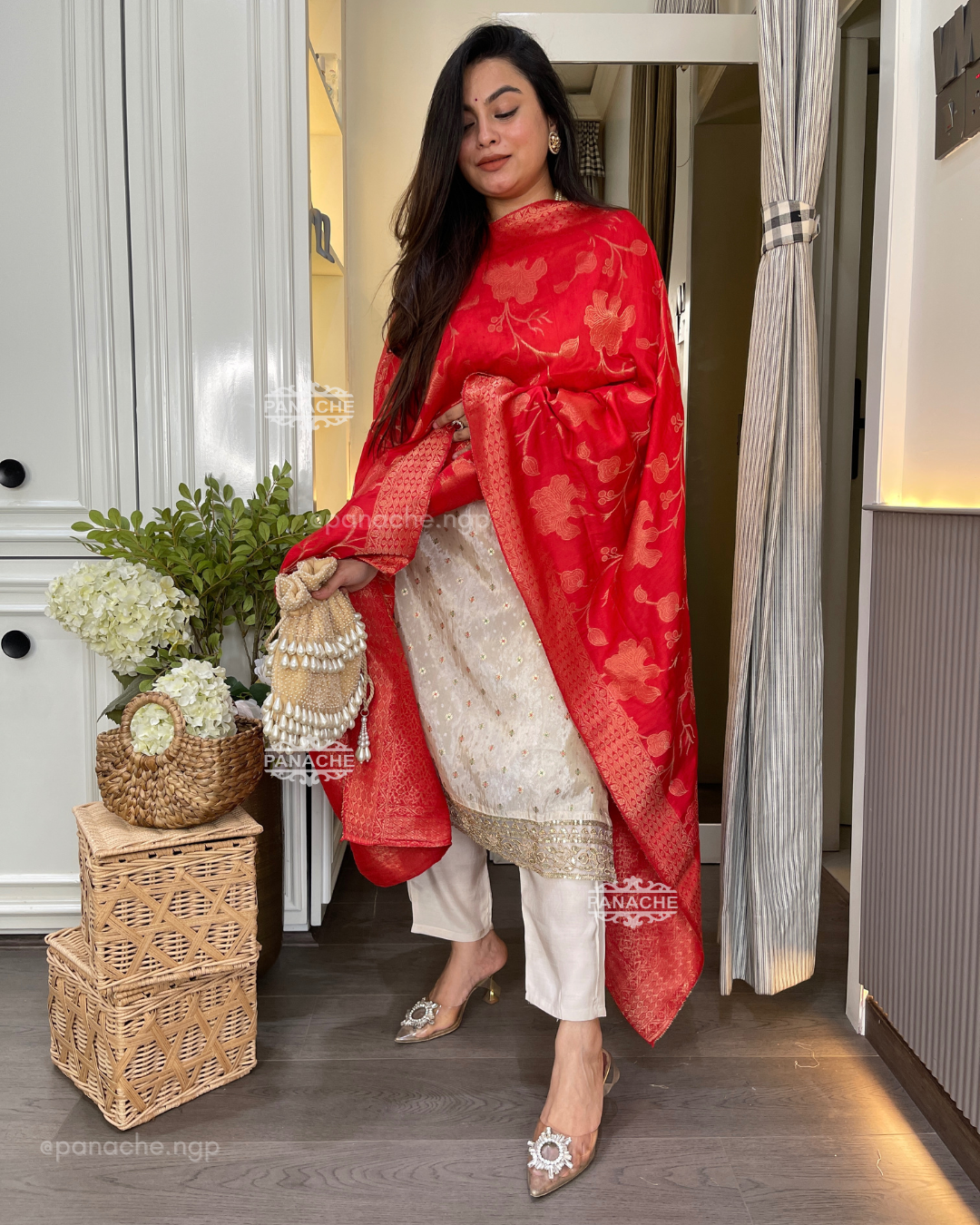 Organza Banarasi set