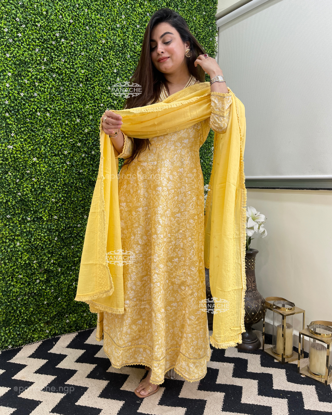 Angrakha Anarkali set