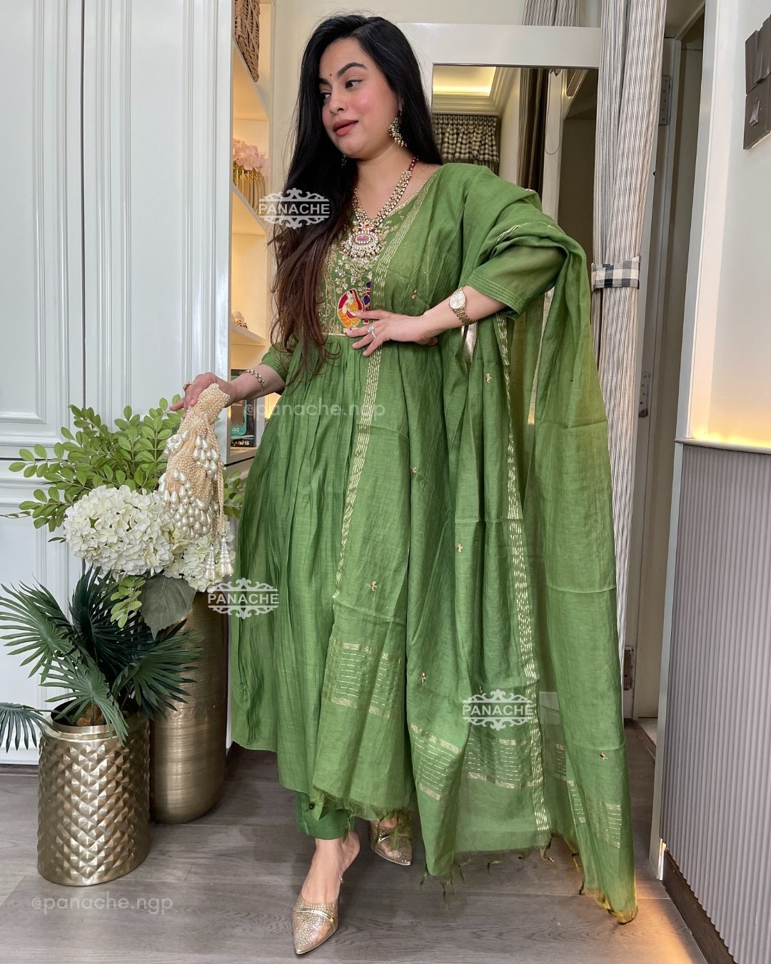 Tropical aline festive set